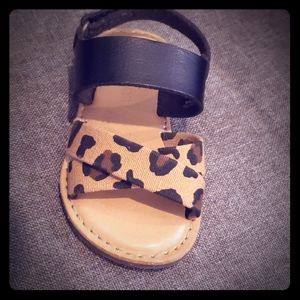 Cheetah print sandals